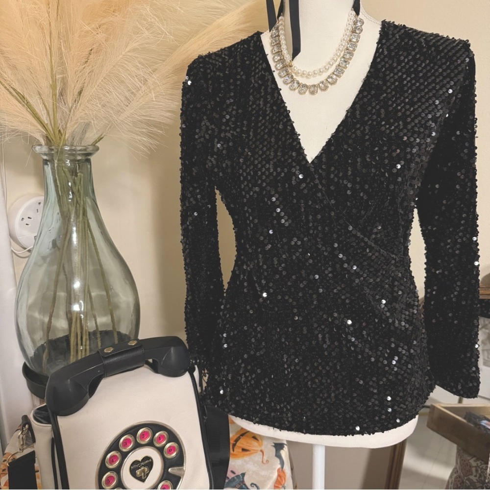 Ann Taylor Sequined Top